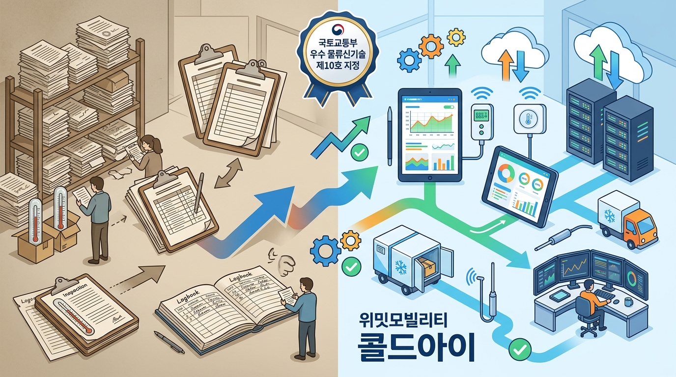 [물류 혁신] 타코메타 종이 뭉치는 이제 안녕~ 디지털 온도 기록이 가져오는 검수 현장의 혁신