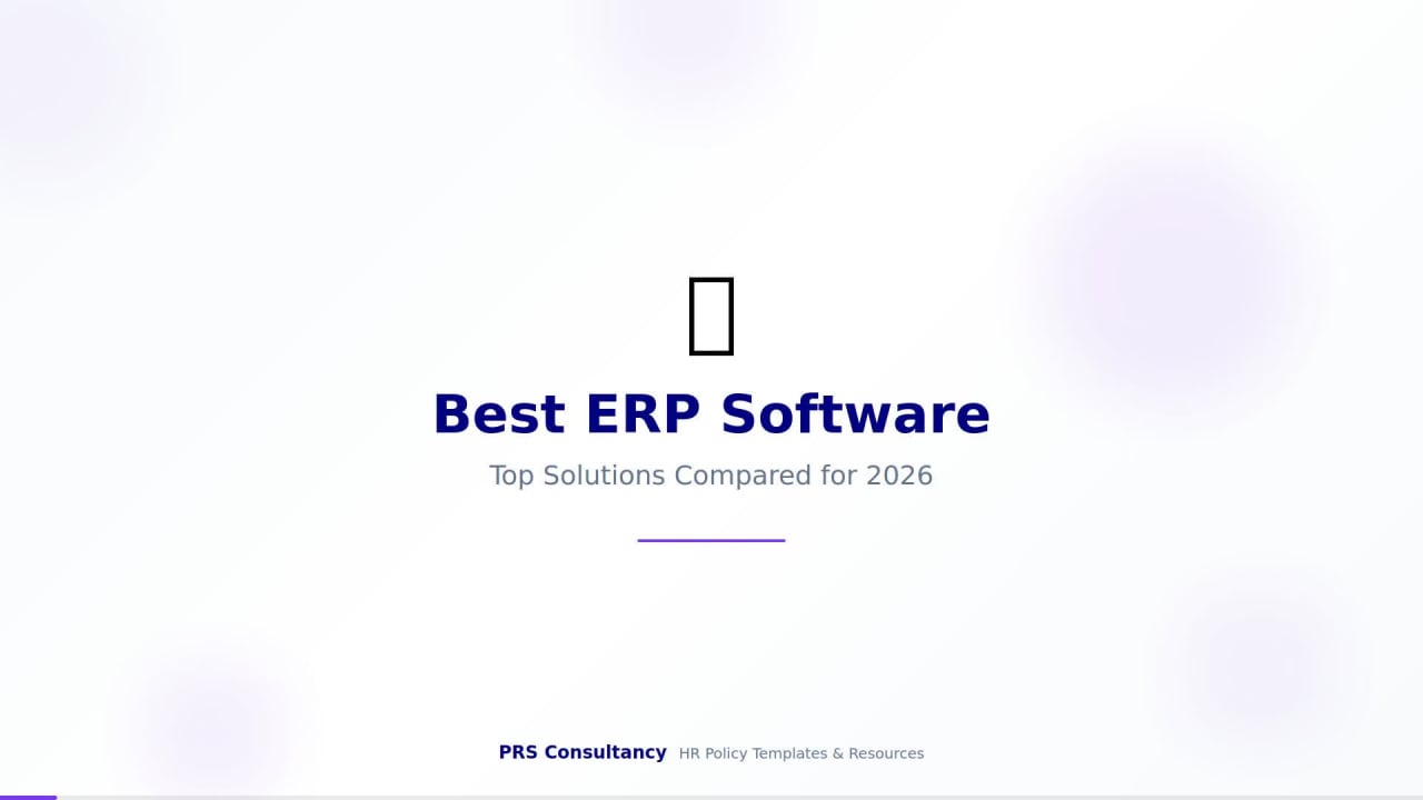 ERP Software Comparison