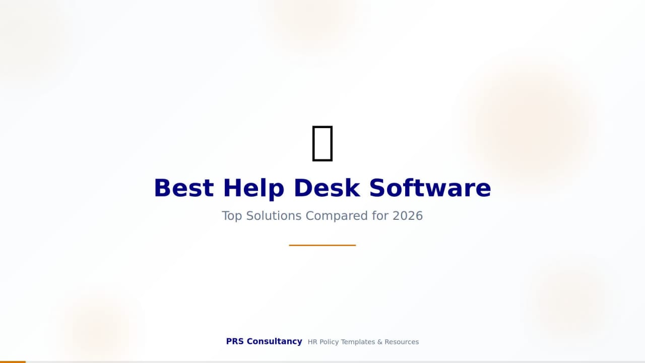 Help Desk Software Comparison