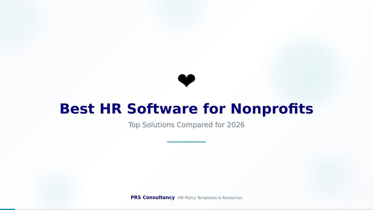 Best HR Software for Nonprofits