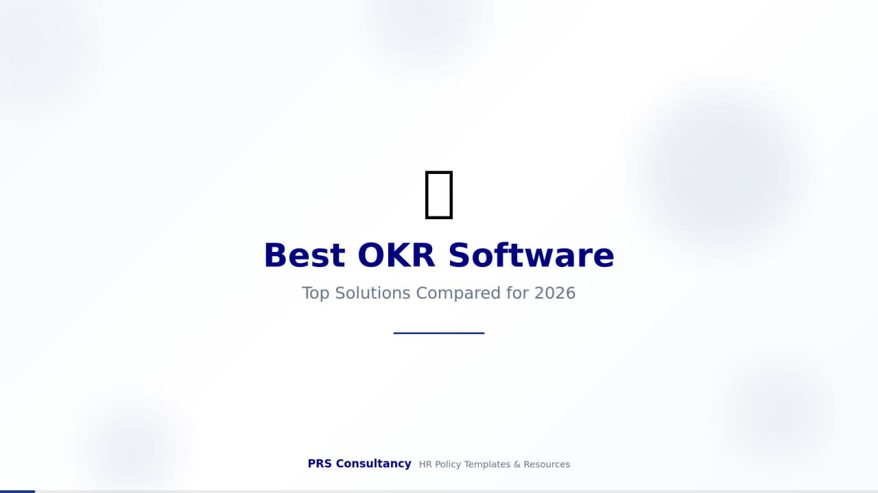 OKR Software Guide