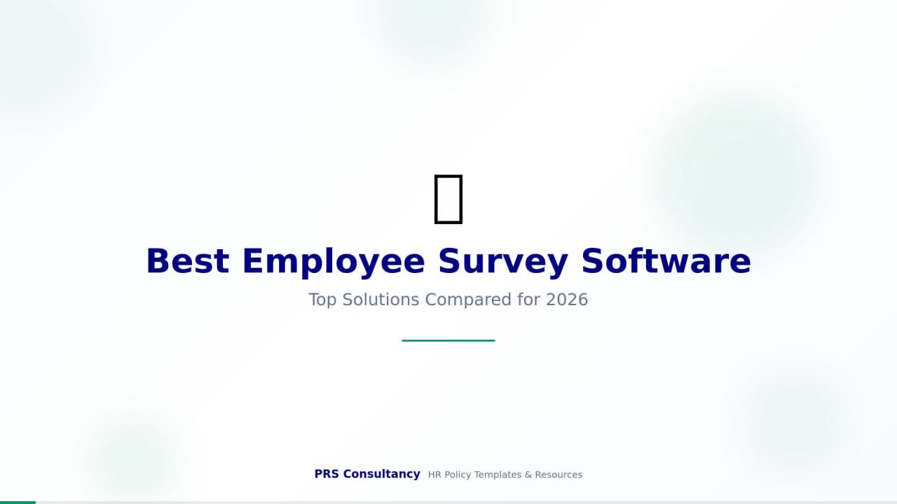 Employee Survey Software Guide