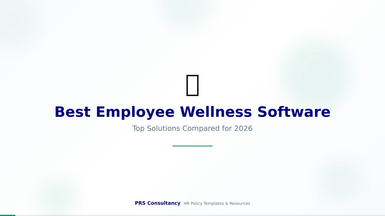 Employee Wellness Software Guide