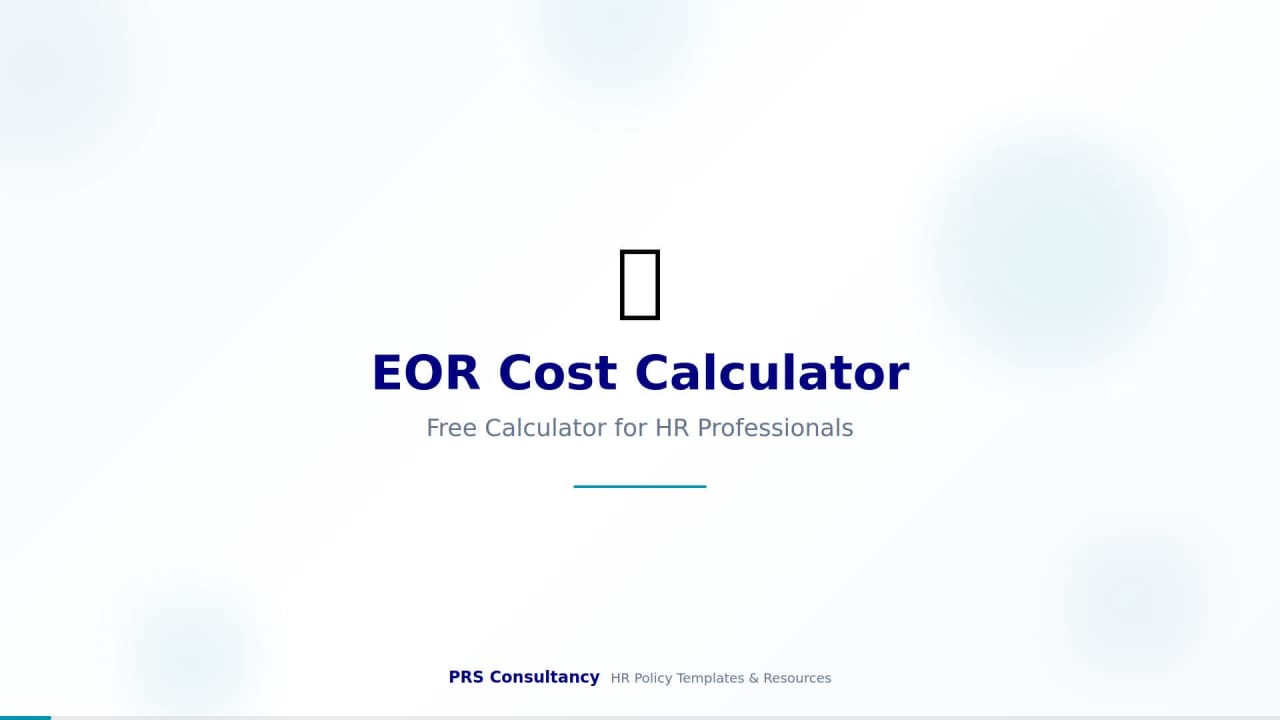 EOR Cost Calculator Tutorial