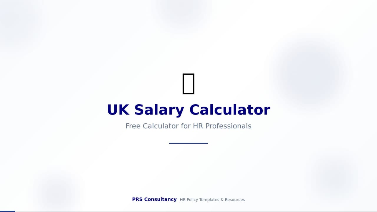 UK Salary Calculator Tutorial