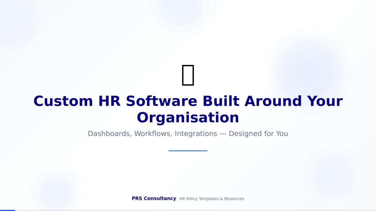 Custom HR Software Development Services | PRS Consultancy