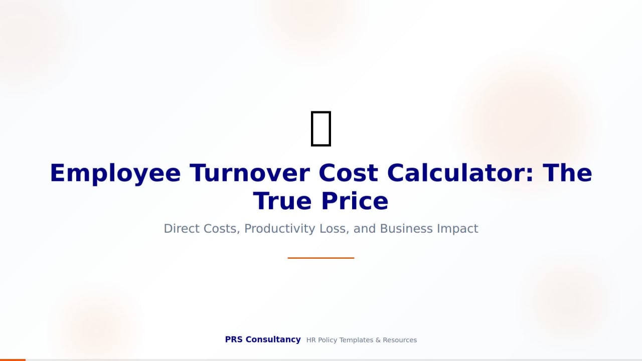 Employee Turnover Cost Calculator: See the True Price