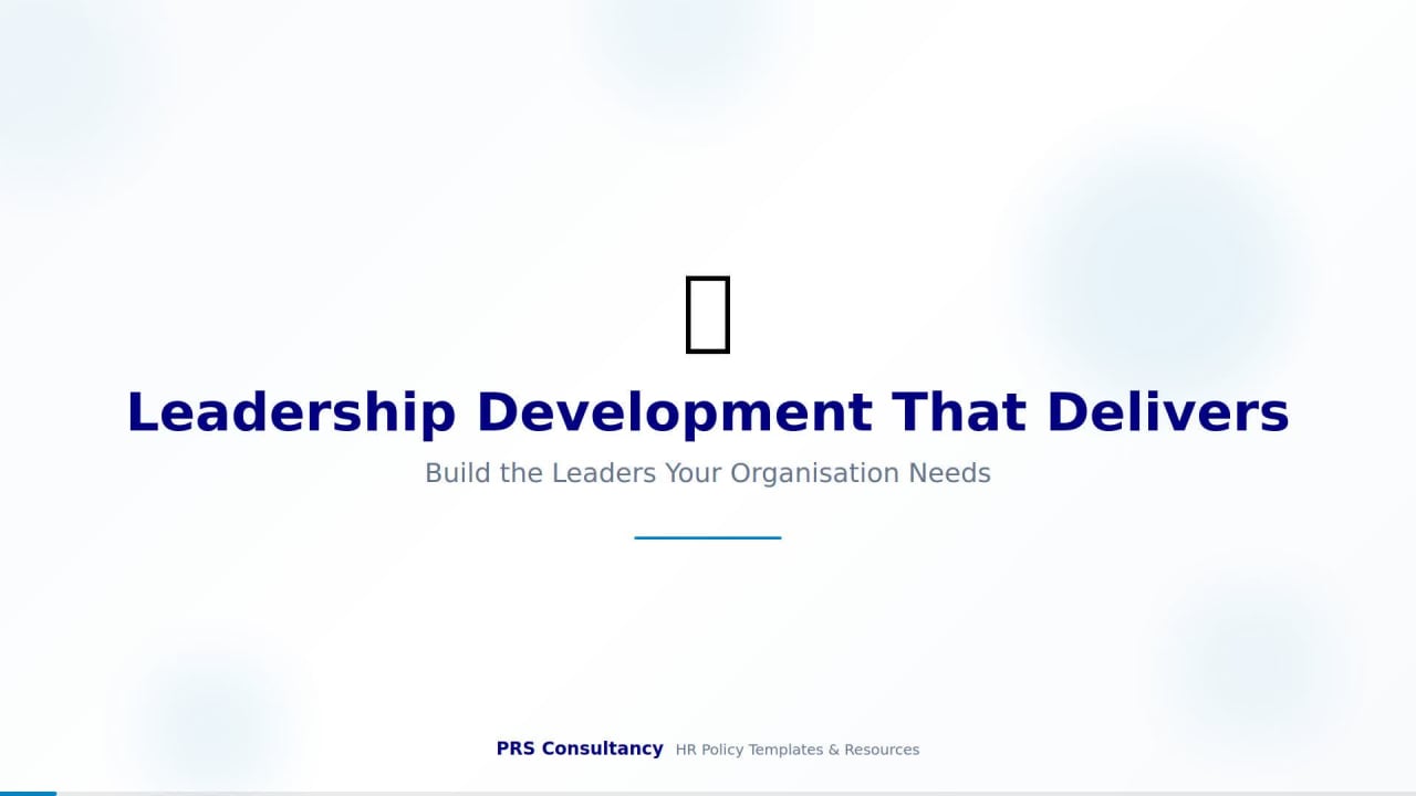 Leadership Development That Delivers