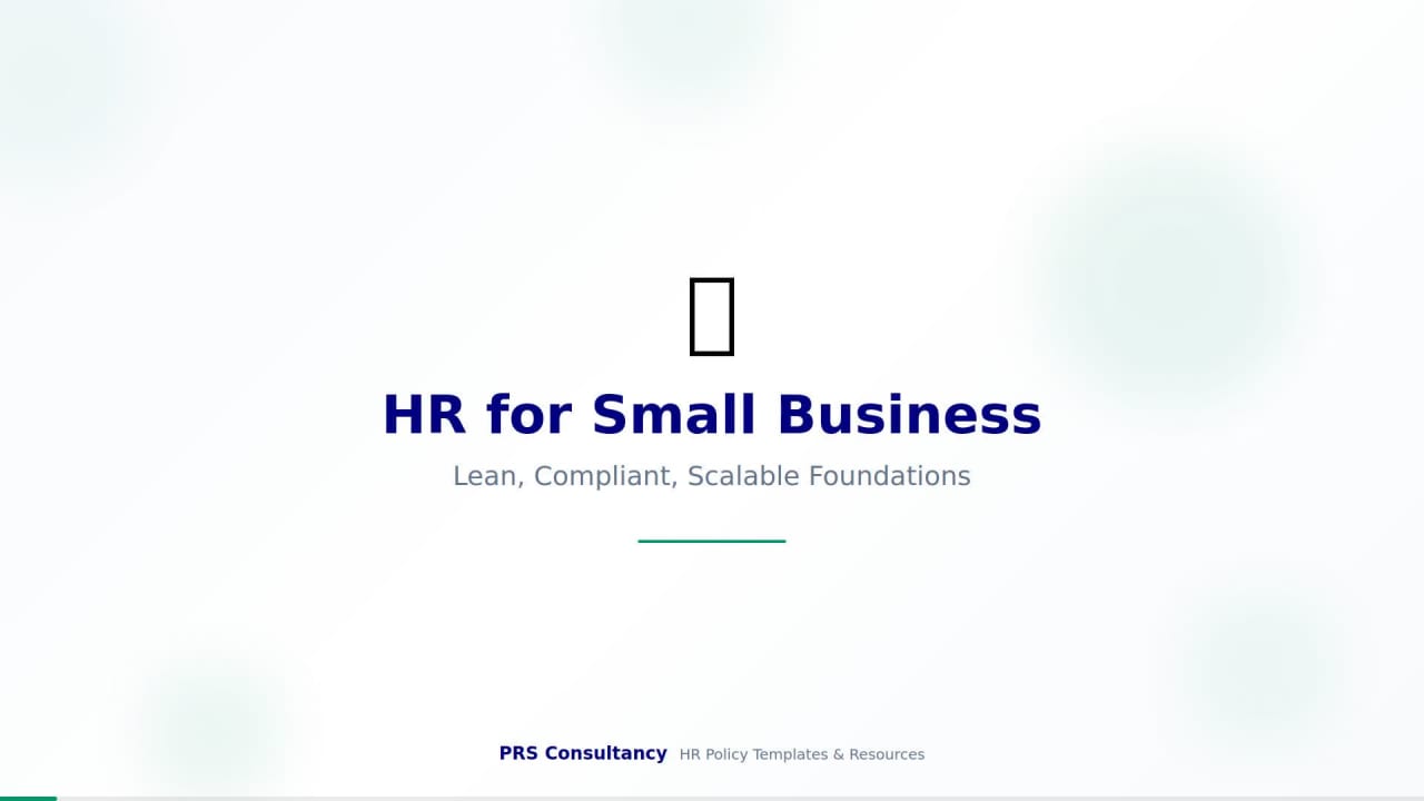 The Complete Guide to HR for Small Businesses
