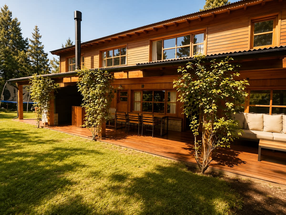 Casa de madera en Arelauquen golf and country - Casa en Arelauquen Golf & Country Club