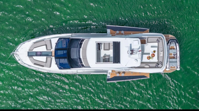 68' Galeon 'Don't Tell Mom' luxury yacht charter Miami