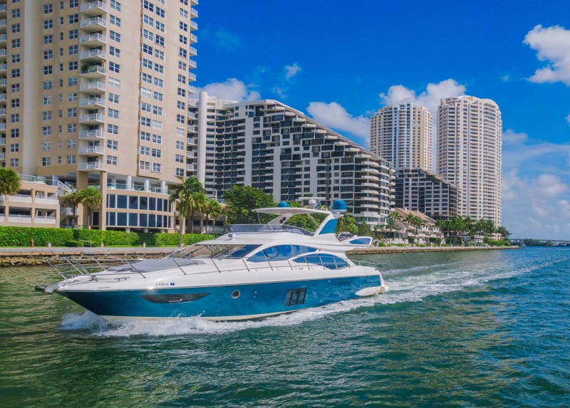 70' Azimut Tito luxury yacht charter Miami