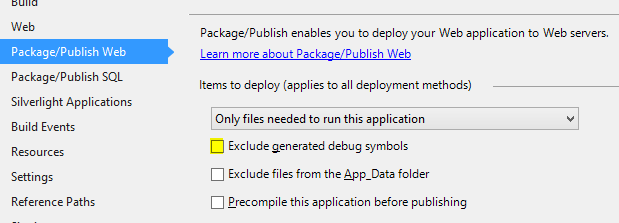 Uncheck the 'Exclude generated debug symbols' checkbox to include .pdb files in your publish.