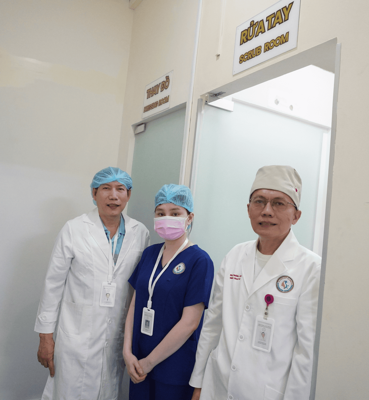 Phòng thay đồ, rửa tay