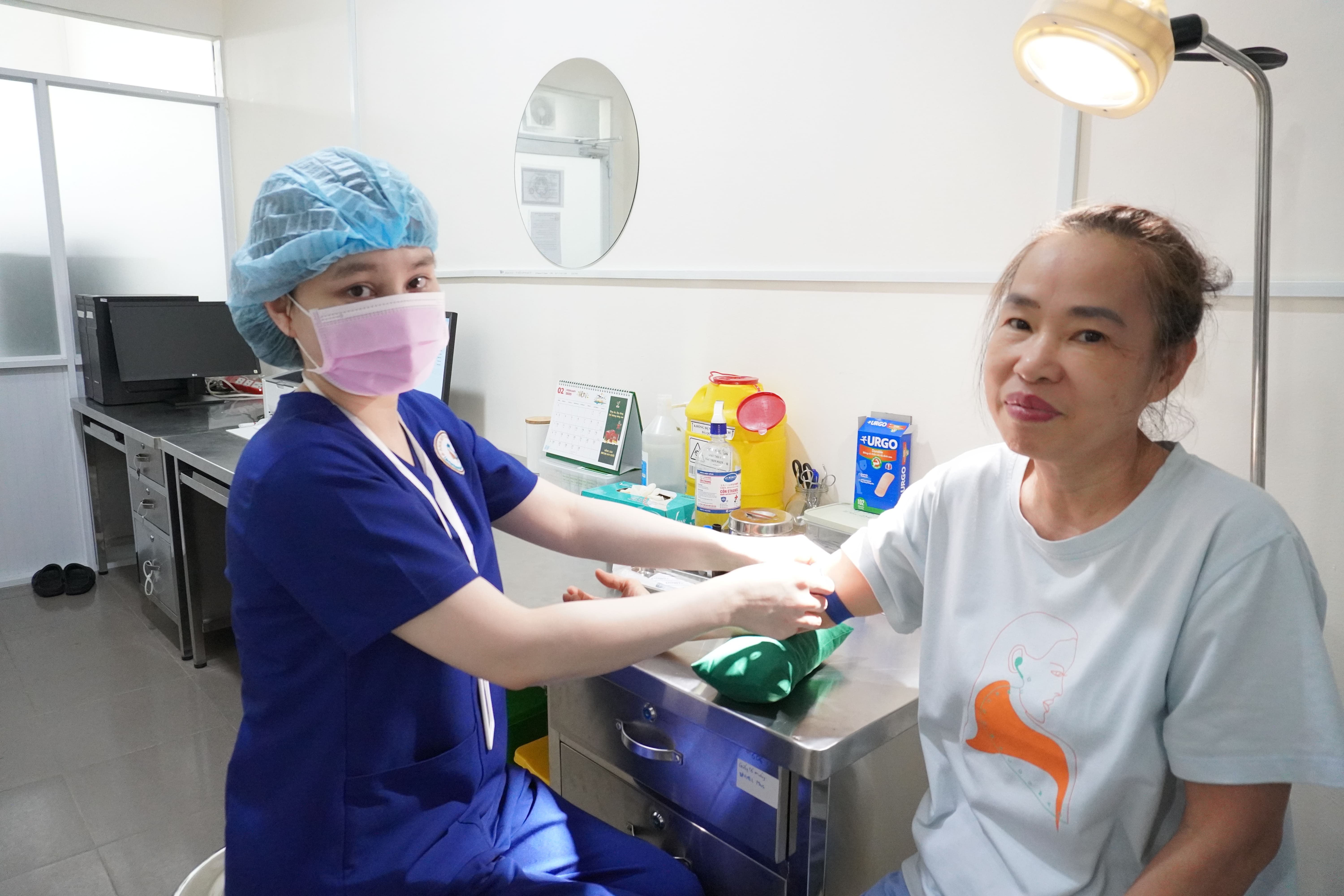 Phòng lấy mẫu xét nghiệm