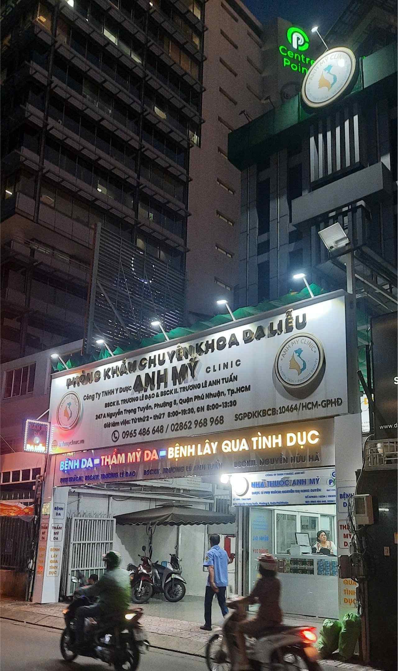 Hình Mặt Tiền Phòng Khám Da Liễu Anh Mỹ