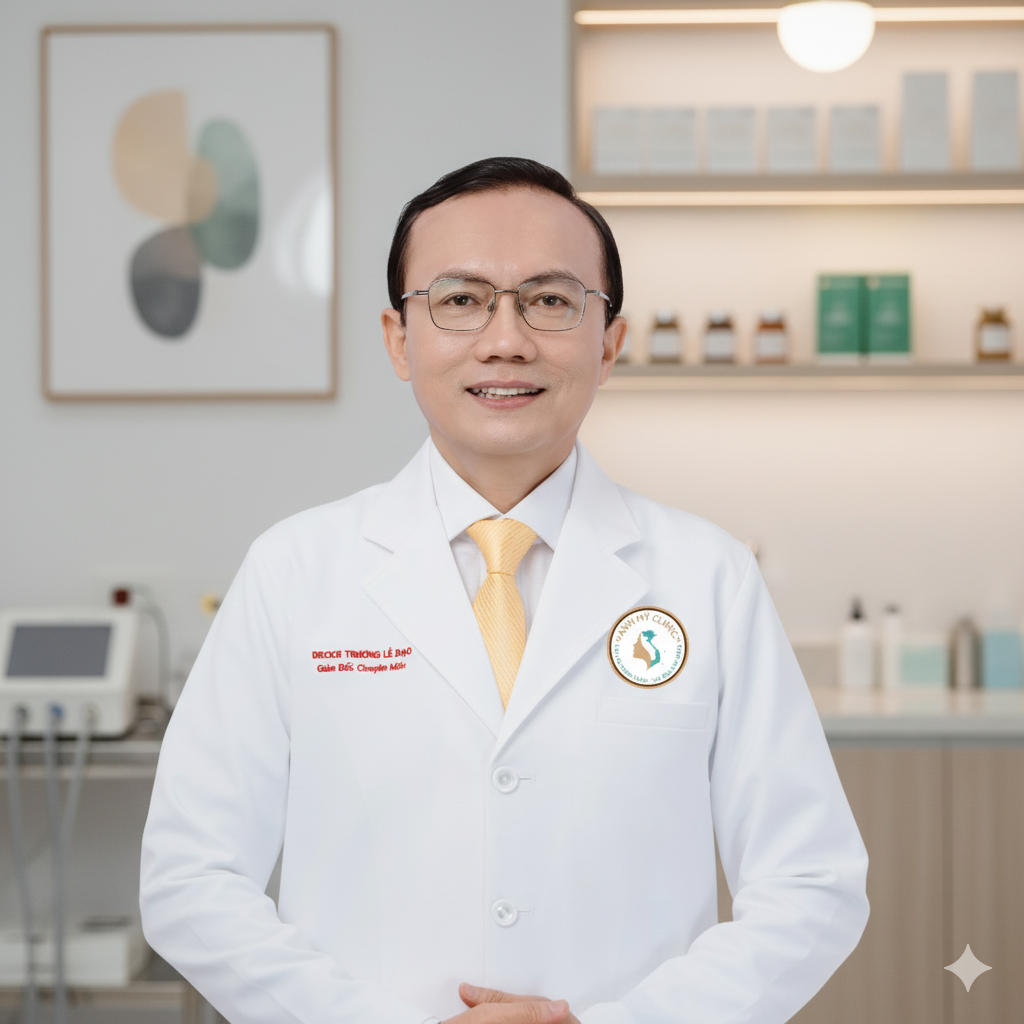 Bác sĩ Trương Lê Đạo, chuyên khoa II Da liễu.