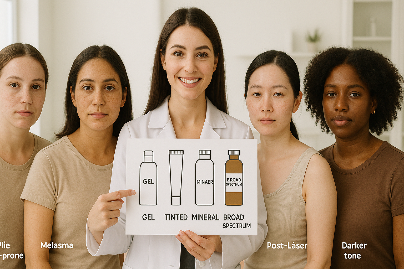chon-kem-chong-nang-theo-loai-da_oryprb.png Bác sĩ da liễu tư vấn chọn kem chống nắng phù hợp cho da mụn, nám và nhạy cảm.