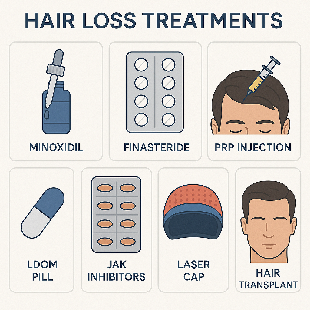 tong-hop-dieu-tri-rung-toc-2025_amqufl.png Sơ đồ tổng hợp 7 phương pháp điều trị rụng tóc hiện đại năm 2025.