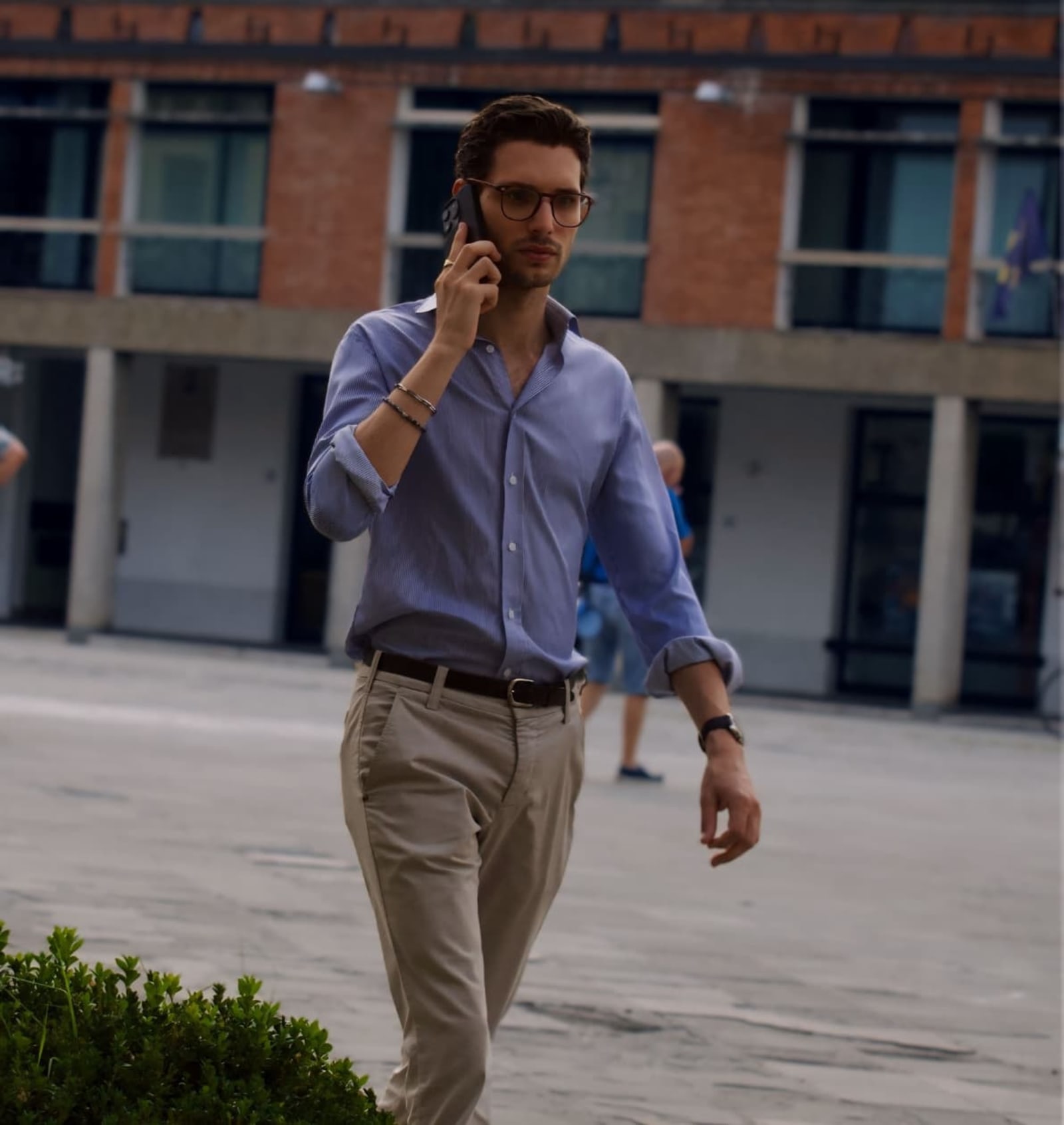 Automazione delle comunicazioni aziendali, Patrick Liverani al telefono con un cliente