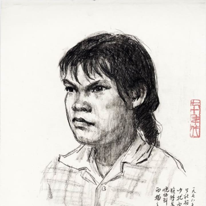 Head Study of a Li Girl