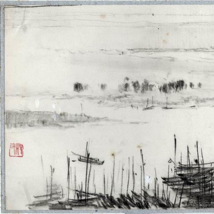 Fishing Boats in Harbor