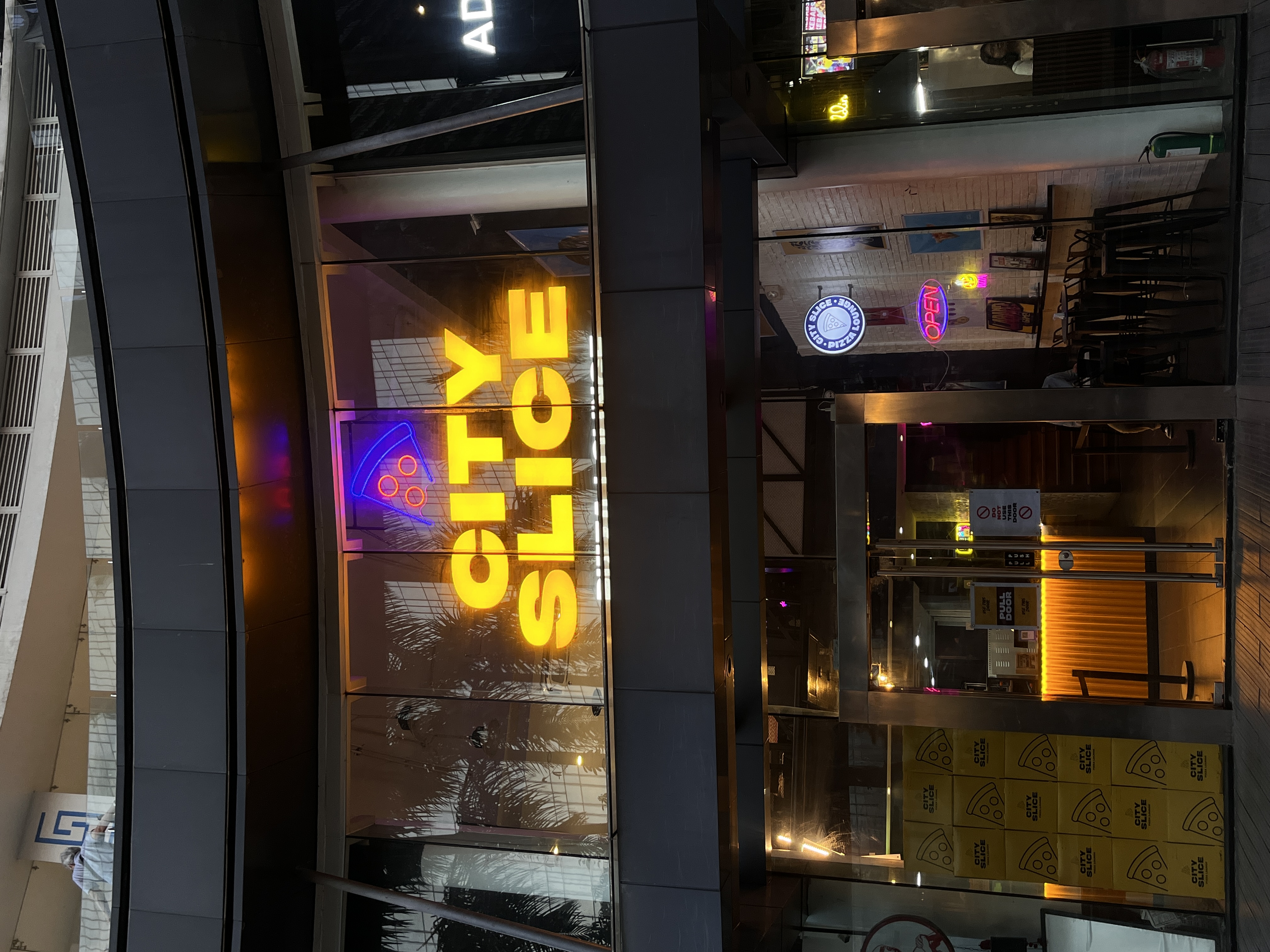 City Slice Pizza Lounge exterior at Milano Residences Makati