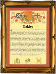 Surname Database: Oakley Last Name Origin