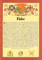 Surname Database: Fiske Last Name Origin