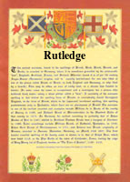 Surname Database: Rutledge Last Name Origin