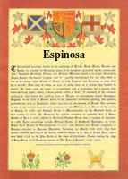 Espinosa Name Meaning, Family History, Family Crest & Coats of