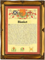 Last name online meaning blanket