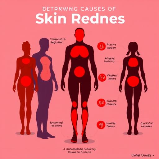 Причины покраснения кожи: от физиологических реакций до медицинских состояний