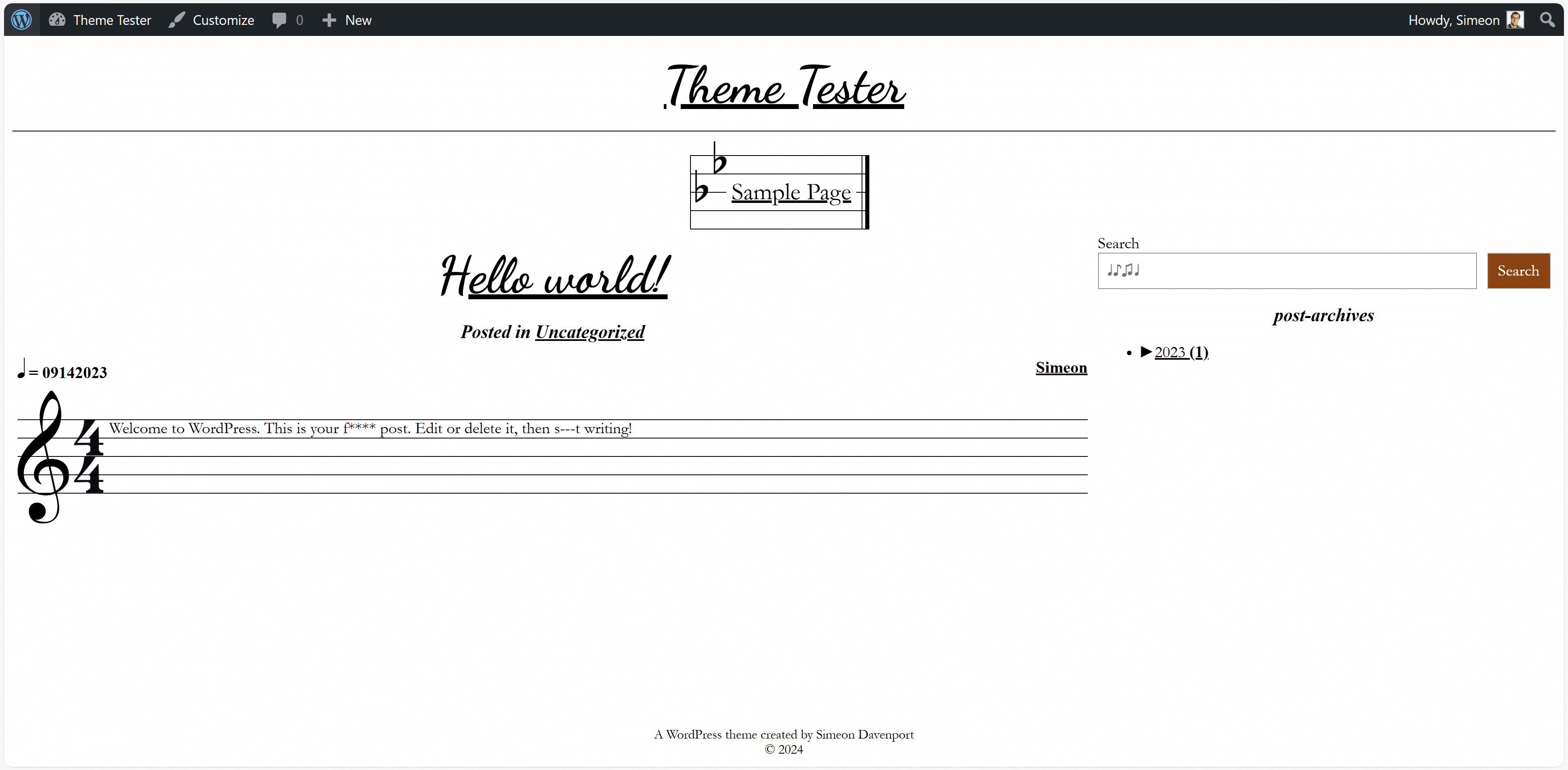 Front-end appearance