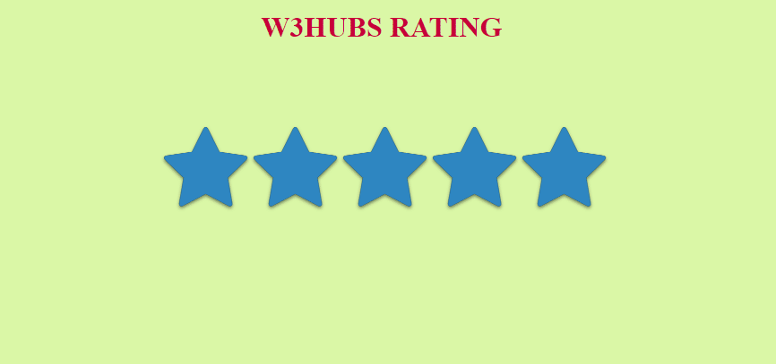 Simple Star Rating Bar