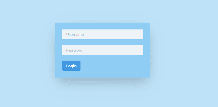 Simple Login Form Tailwind CSS