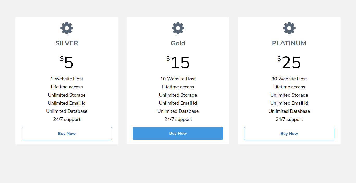 Tailwind CSS Responsive Pricing Table