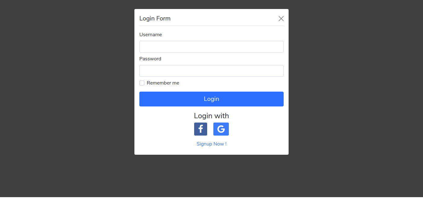 Login & Signup Form In Bootstrap 5