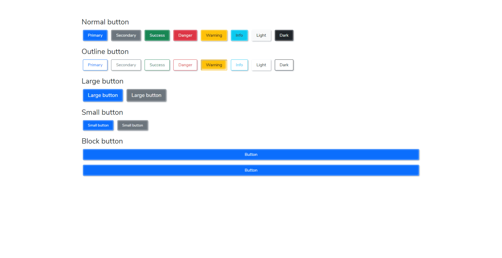 Bootstrap 5 Neumorphic Buttons