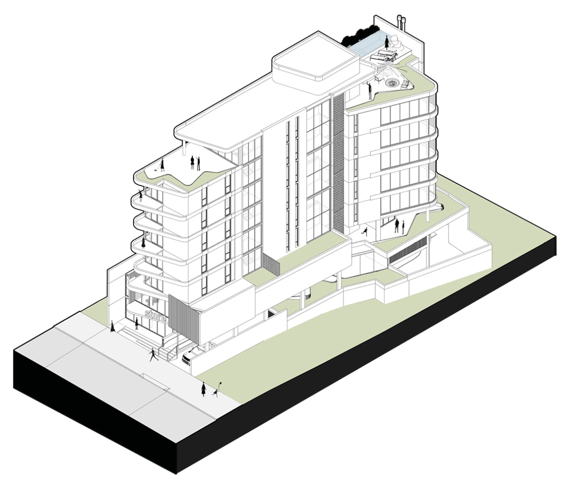 Edifício Bassano — isométrica — 1 de 1