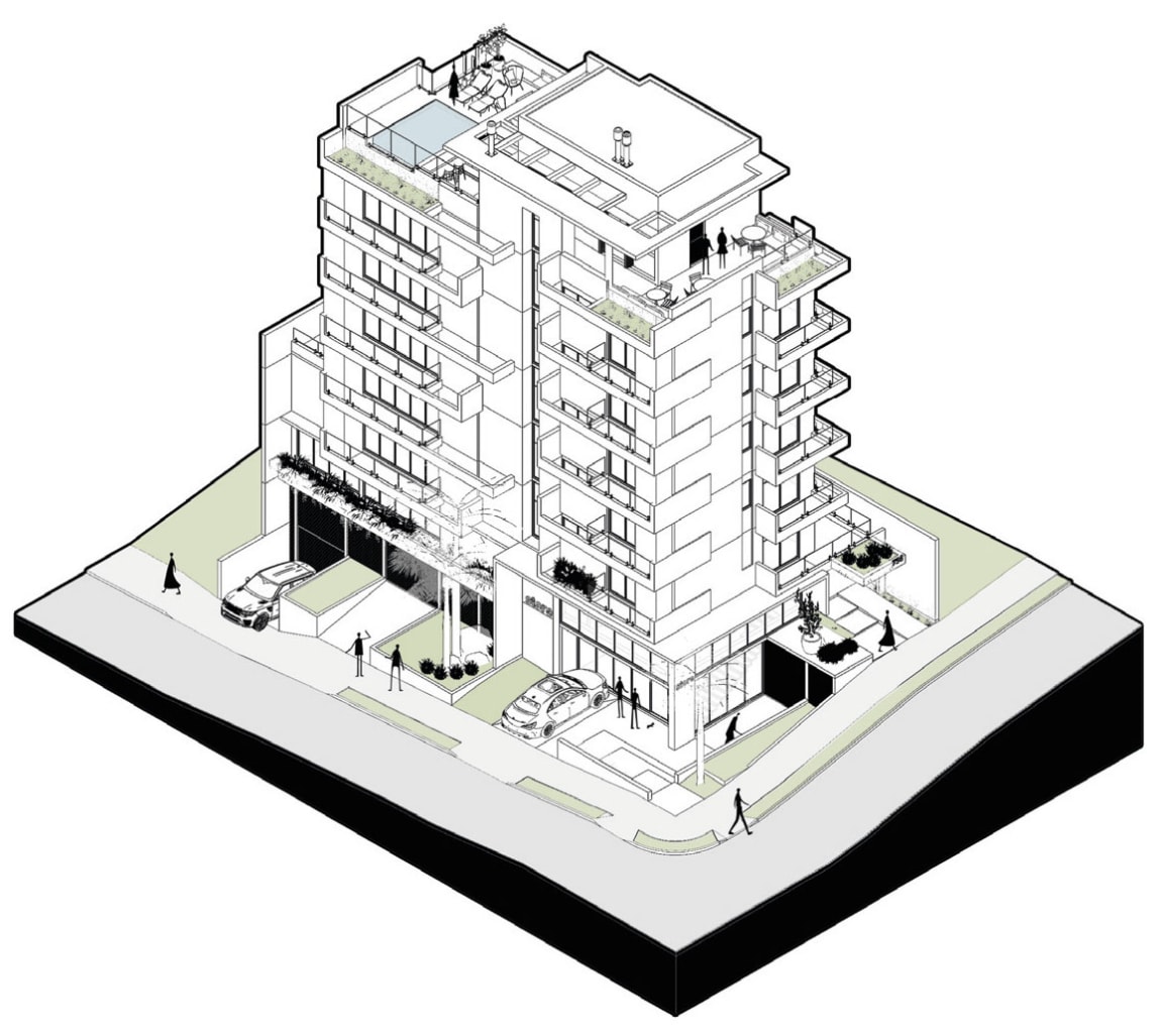 Edifício Carmel — isométrica — 1 de 1