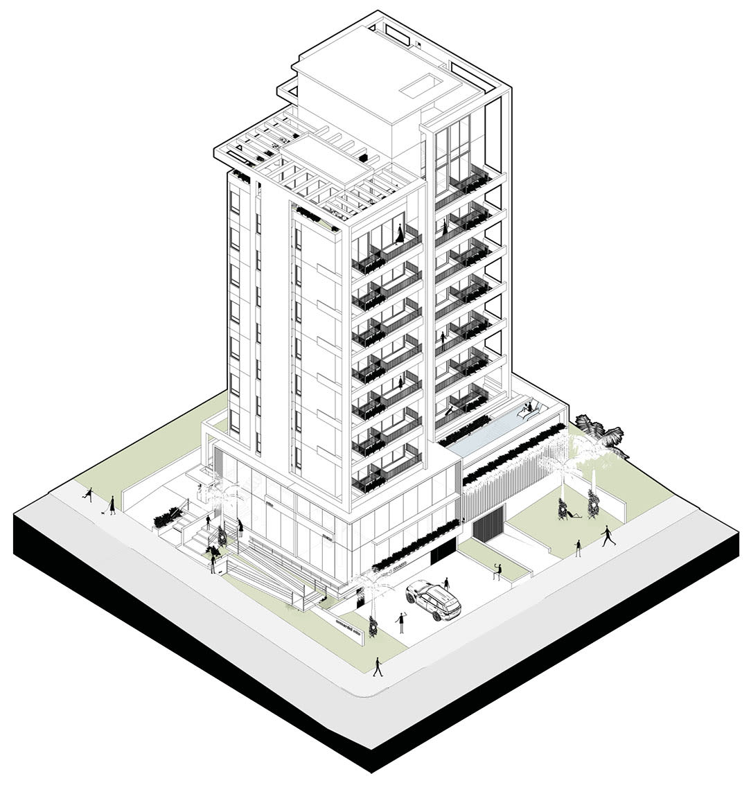 Edifício Otto Mezzo — isométrica — 1 de 1