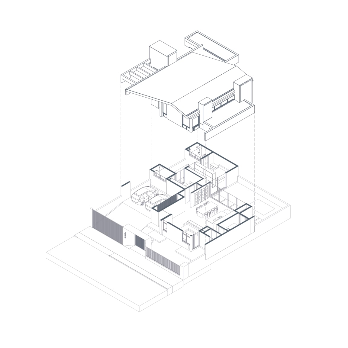 Casa Família Balke — isométrica — 1 de 1