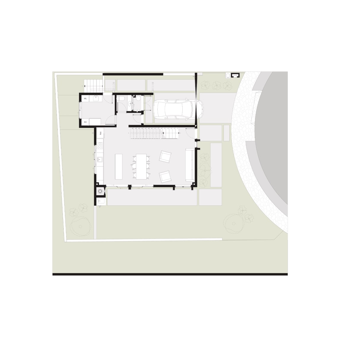 Casa Prisma — planta — 1 de 2