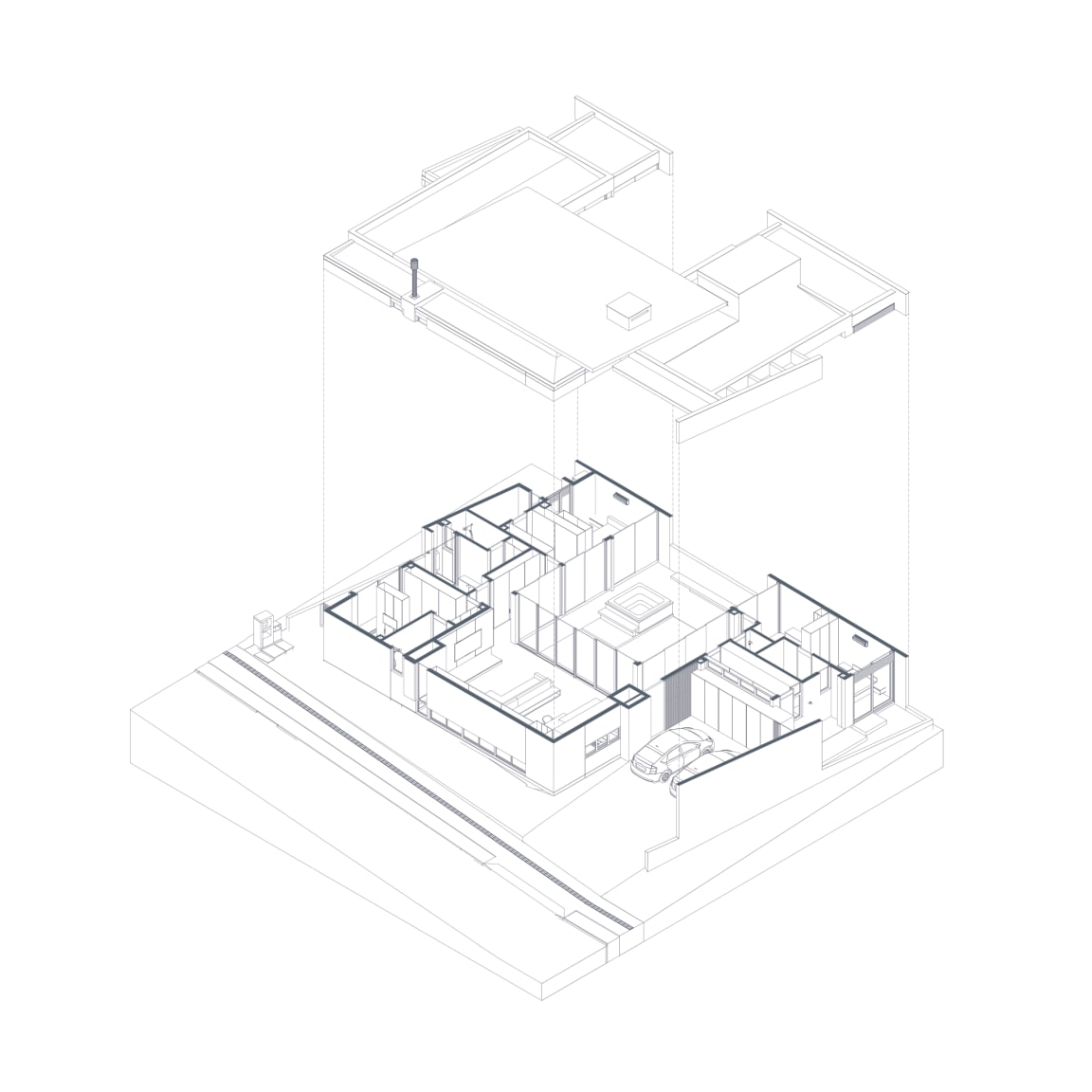 Casa Vereda — isométrica — 1 de 1