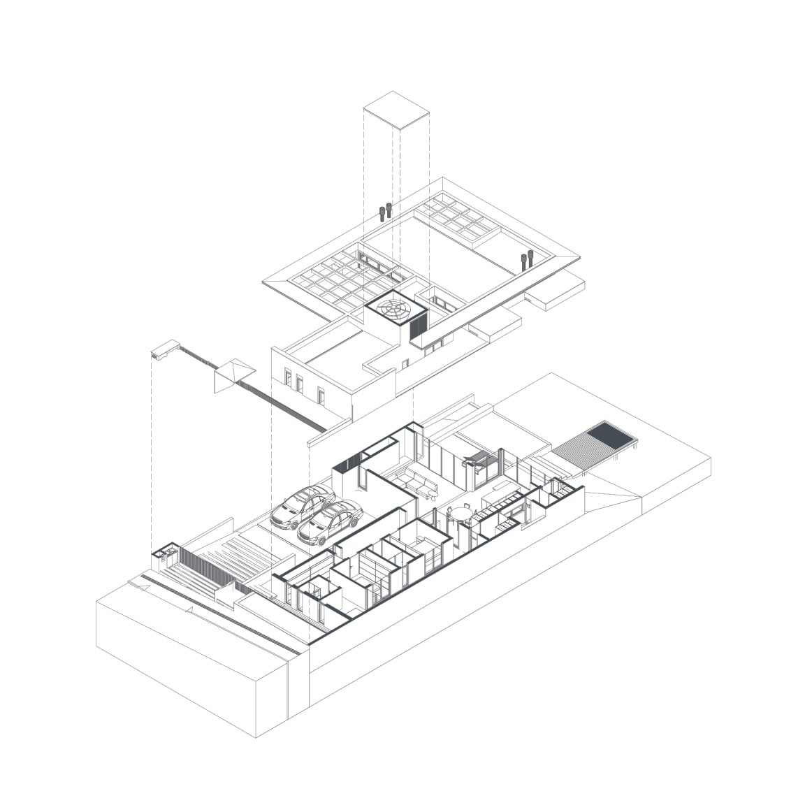 Casa Refúgio — isométrica — 1 de 1