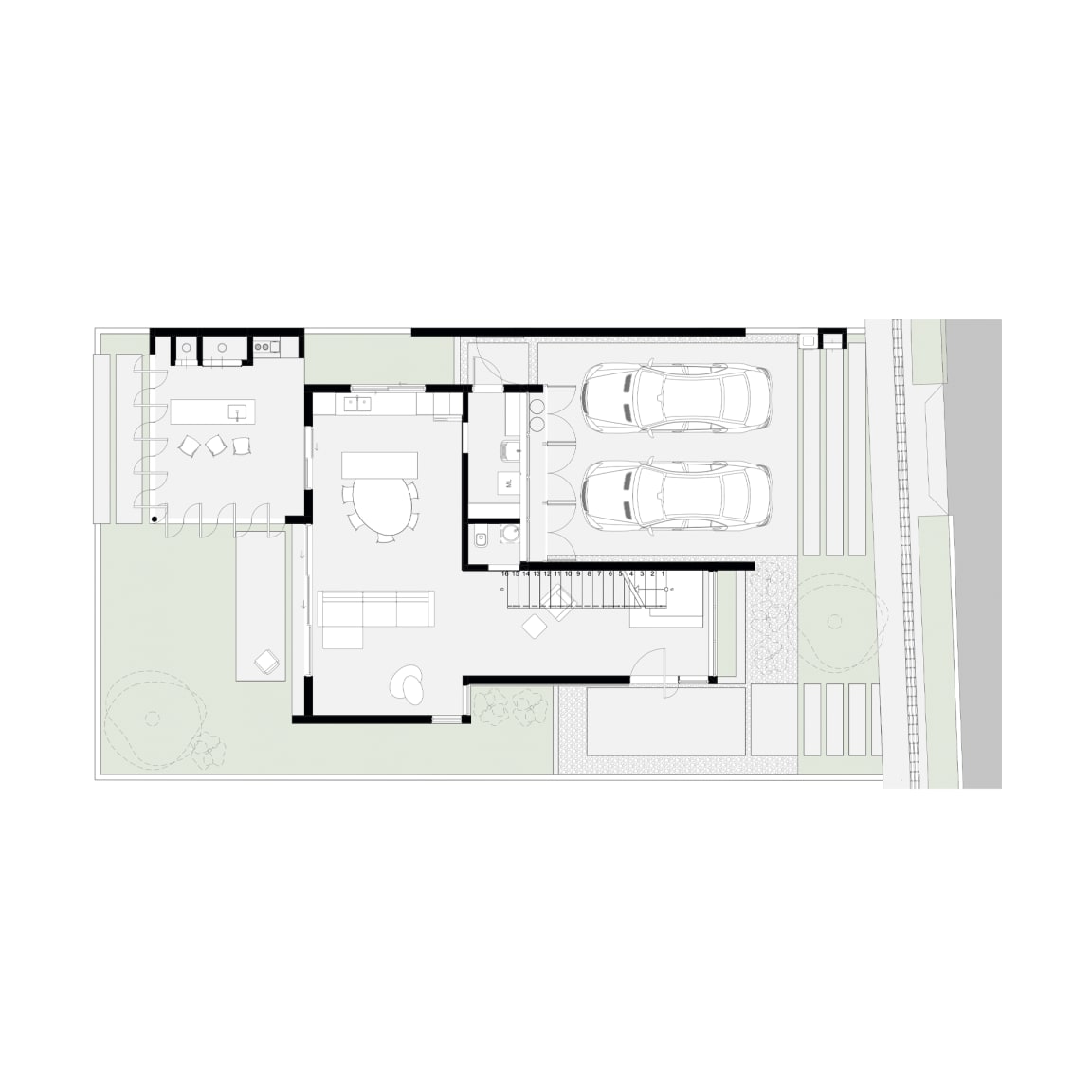 Casa GR — planta — 1 de 2