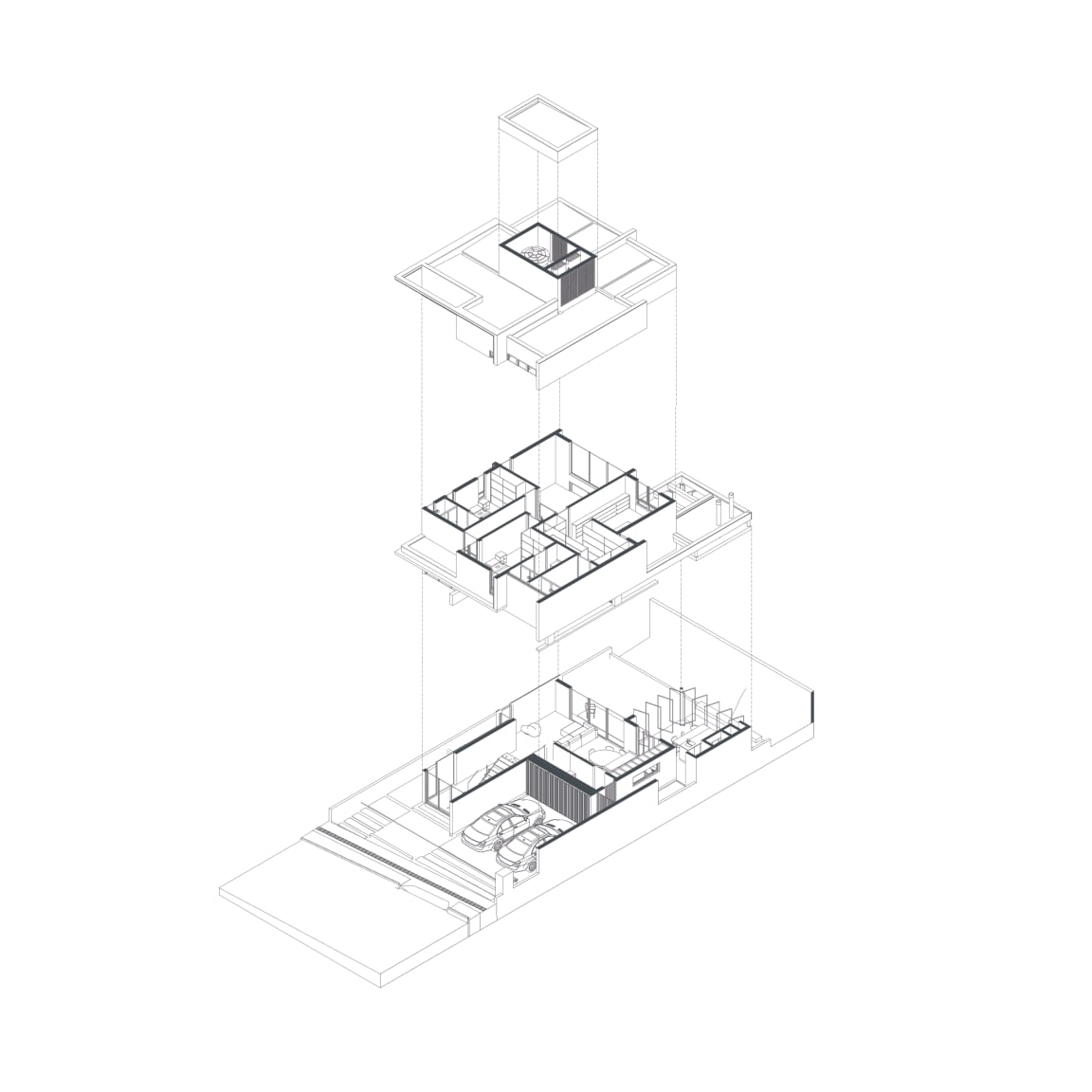 Casa GR — isométrica — 1 de 1