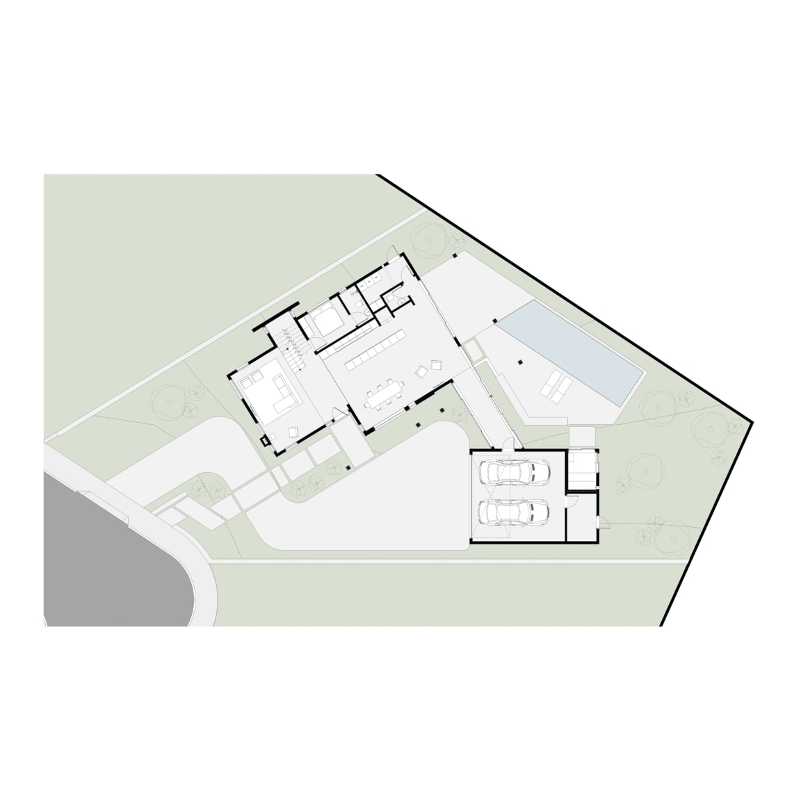 Casa Villa Rochosa — planta — 1 de 3