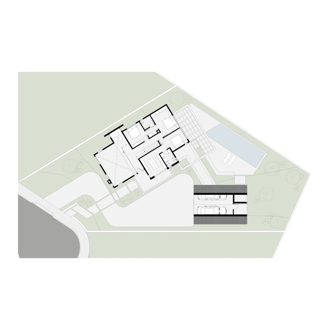 Casa Villa Rochosa — planta — 2 de 3